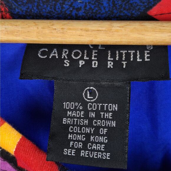 Womens Top Large Vintage Statement Colorful Patchwork Unique Sequins Dopamine - Picture 2 of 7